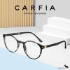 imageCARFIA Round Blue Light Glasses for Women Lightweight Cute Computer Gaming Glasses Blue Light Blocker Revo Lenses15 Leopard Frame Antiblue Lens