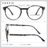imageCARFIA Round Blue Light Glasses for Women Lightweight Cute Computer Gaming Glasses Blue Light Blocker Revo Lenses15 Leopard Frame Antiblue Lens