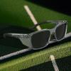 imageCARFIA Sports Casual Mens Womens Polarized Sunglasses  Removable Side Shield UV Protection CA0921Gray Frame Gray Lens