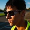 imageCARFIA Sports Casual Mens Womens Polarized Sunglasses  Removable Side Shield UV Protection CA0921Tortoise Frame Gray Lens