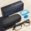 imageCARFIA Square Blue Light Blocking Glasses  AntiFatigue Computer Gaming Glasses Prevent Headaches EyeglassesMatte Tortoise Frame