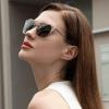 imageCARFIA Vintage Polarized Sunglasses for Men Women Lightweight Durable Design with UV Protection CA5200B Clear Light Yellow Frame Green Lens