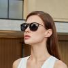 imageCARFIA Vintage Polarized Sunglasses for Men Women Lightweight Durable Design with UV Protection CA5200F Grey Lenses Tortoise Frame