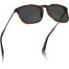 F. Grey Lenses Tortoise Frame