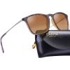 imageCARFIA Vintage Polarized Sunglasses for Men Women Lightweight Durable Design with UV Protection CA5200H Brown Gradient Lenses