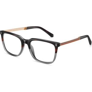 imageCARFIA Acetate Frame Blue Light Blocking Glasses for Women Small Face  Filter Blue Ray Computer Game Glasses CA5354Twotones Frame