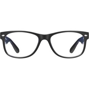 imageCARFIA Square Blue Light Blocking Glasses  AntiFatigue Computer Gaming Glasses Prevent Headaches EyeglassesBlack Frame