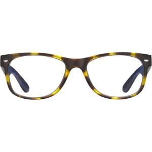 imageCARFIA Square Blue Light Blocking Glasses  AntiFatigue Computer Gaming Glasses Prevent Headaches EyeglassesMatte Tortoise Frame