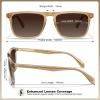 imageCARFIA Retro Polarized Sunglasses for Men UV Protection Handcrafted Acetate Frame Fashion Cool Sun Glasses CA5357262 Clear Coffee Frame Brown Lens