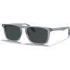 imageCARFIA Retro Polarized Sunglasses for Men UV Protection Handcrafted Acetate Frame Fashion Cool Sun Glasses CA5357265 Crystal Blue Frame Gray Lens