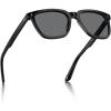 imageCARFIA Retro Acetate Polarized Sunglasses for Men UV400 Protection Driving Outdoor AntiGlare Sun Glasses CA5354WSA Black Frame  Grey Lenses