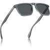 6-1. Transparent Grey Frame Gray Lens