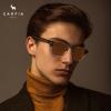 imageCARFIA Retro Cool Atetate Sunglasses for Men Polarized UV Protection Keyhole Square Sunnies Driving Shades Trendy Eyewears31brown Stripe Gradient Frame Brown Lens