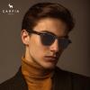 imageCARFIA Retro Cool Atetate Sunglasses for Men Polarized UV Protection Keyhole Square Sunnies Driving Shades Trendy Eyewears41 Brown Tortoise Burgundy Frame Grey Lens