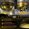 imageCARFIA Night Driving Glasses for Men Women Fit Over Night Vision Glasses Anti Glare Yellow Lens2 Black Frame Yellow Lens