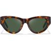 imageCARFIA Retro Acetate Polarized CatEye Sunglasses for Women UV400 Protection Designer Glasses Trendy Classic Shades CA1952Tortoise Frame Green Lenses