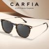 imageCARFIA Retro Lightweight Polarized Sunglasses for Women UV Protection Square Ladies Sunnies Outdoor Driving Eyewears CA32R1 Tortoise Frame Grey Lens