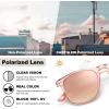 imageCARFIA Retro Lightweight Polarized Sunglasses for Women UV Protection Square Ladies Sunnies Outdoor Driving Eyewears CA32R3 Pink Frame Pink Mirror
