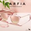 imageCARFIA Retro Lightweight Polarized Sunglasses for Women UV Protection Square Ladies Sunnies Outdoor Driving Eyewears CA32R3 Pink Frame Pink Mirror