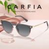 imageCARFIA Retro Lightweight Polarized Sunglasses for Women UV Protection Square Ladies Sunnies Outdoor Driving Eyewears CA32R31 Grey Pink Frame Gradient Grey Lens