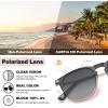imageCARFIA Retro Lightweight Polarized Sunglasses for Women UV Protection Square Ladies Sunnies Outdoor Driving Eyewears CA32R31 Grey Pink Frame Gradient Grey Lens