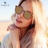 imageCARFIA Retro Lightweight Polarized Sunglasses for Women UV Protection Square Ladies Sunnies Outdoor Driving Eyewears CA32R4 Polished Tortoise Frame Brown Lens