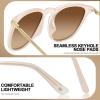 imageCARFIA Retro Lightweight Polarized Sunglasses for Women UV Protection Square Ladies Sunnies Outdoor Driving Eyewears CA32R40 Brown Matte Frame Gradient Brown Lens
