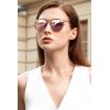 imageCARFIA Retro Lightweight Polarized Sunglasses for Women UV Protection Square Ladies Sunnies Outdoor Driving Eyewears CA32R40 Pink White Tortoise Frame Pink Mirrored