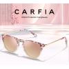 imageCARFIA Retro Lightweight Polarized Sunglasses for Women UV Protection Square Ladies Sunnies Outdoor Driving Eyewears CA32R40 Pink White Tortoise Frame Pink Mirrored
