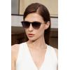 imageCARFIA Retro Lightweight Polarized Sunglasses for Women UV Protection Square Ladies Sunnies Outdoor Driving Eyewears CA32R41 Orange Coffee Frame Grey Lens