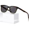 imageCARFIA Retro Acetate Polarized Sunglasses for Men UV Protection Square Classic Eyewear for Driving Outdoor2 TortoiseTranslucent Green  Gray Lenses