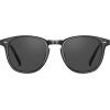 imageCARFIA Retro Cool Acetate Polarized Sunglasses for Men UV Protection Outdoor Fashion Driving Eyewears Male Square Sunnies5 Black Frame Grey Lens