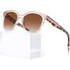 2. Transparent Pink Frame + Gradient Brown Lens