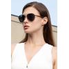 imageCARFIA Polarized Sunglasses for Women UV Protection Acetate Arms Metal Frame Womans Shades CA32163 Grey Lens Tortoise Arm