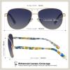 imageCARFIA Polarized Sunglasses for Women UV Protection Acetate Arms Metal Frame Womans Shades CA32167 Blue Gradient Lens Artistical Starry Sky Arm
