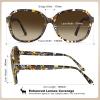 imageCARFIA Large Curved Acetate Polarized Sunglasses for Women UV Protection Retro Fashion Ladies Shades Driving Safety Eyewear1 Brown Tortoise Frame Gradient Brown Lens