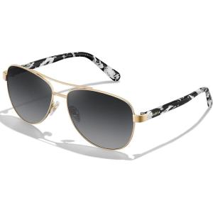 imageCARFIA Retro Trendy Pilot Sunglasses for Women Polarized UV Protection Lightweight Outdoor Driving Lady Sunnies Metal Frame8 Gold Frame Grey GradientblackWhite Tortoise Legs
