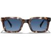 imageCARFIA Rectangle Polarized Sunglasses for Men  Beveled Retro Design UV400 Protection CA60273 Tortoise Frame Blue Gradient Lenses