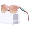 7-pink Stripe Frame Pink Lens