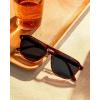 image:imageCARFIA Polarized Sunglasses for Men UV400 Protection  Pilot Design Acetate Sun Glasses for Driving Fishing Outdoor CA53553 Brown Tortoise Frame Gray Lens