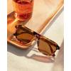 image:imageCARFIA Polarized Sunglasses for Men UV400 Protection  Pilot Design Acetate Sun Glasses for Driving Fishing Outdoor CA53559 Tortoise Frame Brown Lens