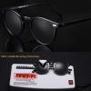 image:imageCARFIA Polarized Sunglasses for Women Acetate Frame SmallMedium Size UV400 Protection  Anti Glare CA52883 Black Frame Grey Lens