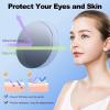 image:imageCARFIA Polarized Sunglasses for Women Acetate Frame SmallMedium Size UV400 Protection  Anti Glare CA52884 Flower Frame Grey Lens