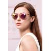 image:imageCARFIA Polarized Sunglasses for Women Acetate Frame SmallMedium Size UV400 Protection  Anti Glare CA52886 Pink Mirror