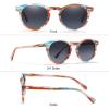 image:imageCARFIA Polarized Sunglasses for Women Acetate Frame SmallMedium Size UV400 Protection  Anti Glare CA52887 Grey Gradient Lens