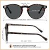 image:imageCARFIA Polarized Sunglasses for Women Acetate Frame SmallMedium Size UV400 Protection  Anti Glare CA52887 Tortoise Frame Grey Lens