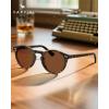 image:imageCARFIA Polarized Sunglasses for Women Acetate Frame SmallMedium Size UV400 Protection  Anti Glare CA52889 Tortoise Frame Brown Lens