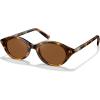 image:imageCARFIA Acetate Oval Womens Polarized Sunglasses UV Protection Trendy Designer Retro Handmade Shades Fit Most Face Shapes2 Havana Tortoise Frame Brown Lens