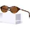 2. Havana Tortoise Frame Brown Lens