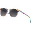 image:imageCARFIA Round Acetate Small Face Polarized Sunglasses for Women Fashion Retro Metal Bridge Shades CA501561 Rainbow Frame Gray Gradient Lens